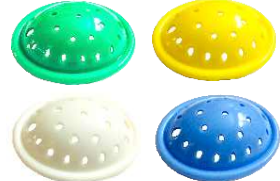 Eye Shield Oval Green, Yellow , White, Blue